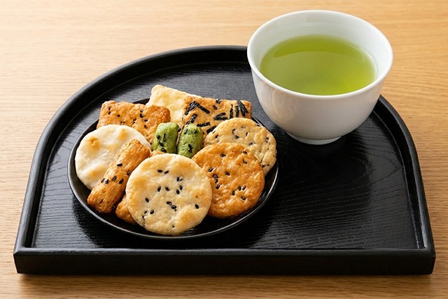 Kyoto Uji Shikibego Hail Okaki Genji Utaawase K Domestic sticky rice hail 1 piece set