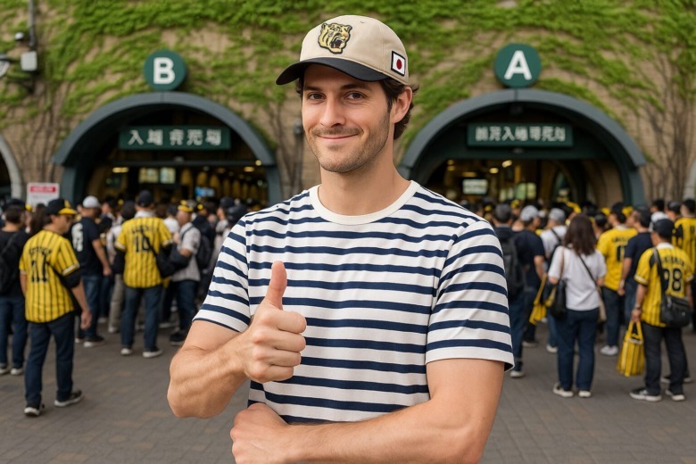 Hanshin Tigers baseball cap loved by Kansai fans