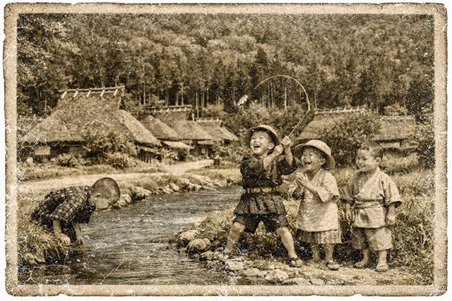 Nagano Prefecture,  The Scene from 'Furusato'