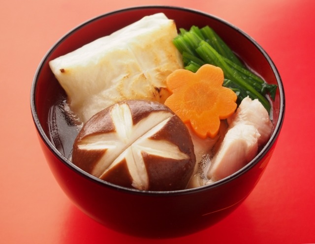 Ozouni Ozouni(Traditional Japanese soup eaten on New Year's Day)